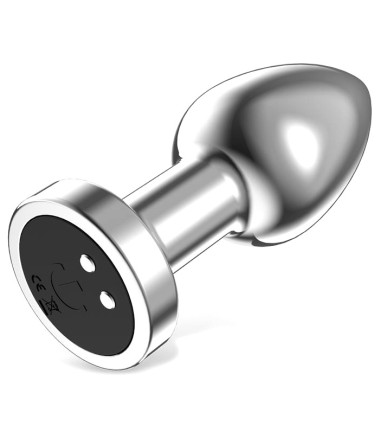 AfterDark - Dimpor Chrome Anal Plug with Vibration, Small, skön plugg i metall