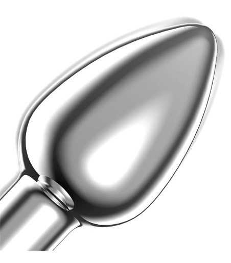 AfterDark - Dimpor Chrome Anal Plug with Vibration, Small