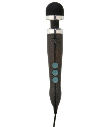 Doxy - Number 3 Wand Massager, Disco Black, mindre i metall