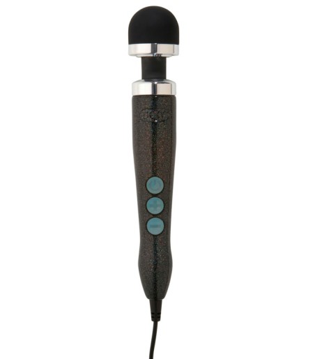 Doxy - Number 3 Wand Massager, Disco Black, mindre i metall