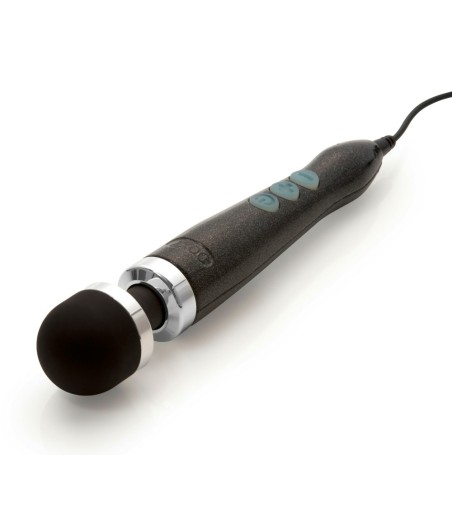 Doxy - Number 3 Wand Massager, Disco Black, eldriven och stark