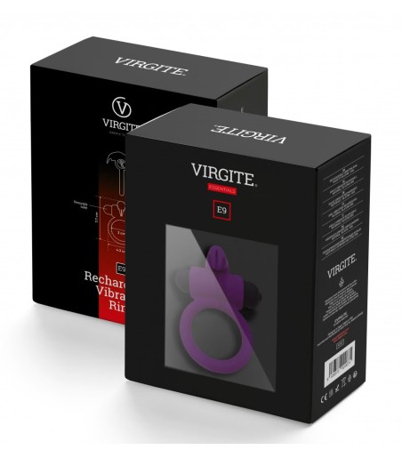 E9 Rechargeable Vibrating Ring, Purple