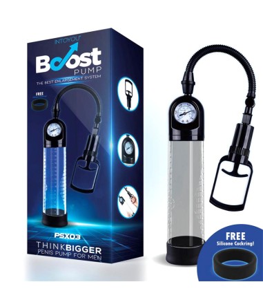 Boost - Penis Pump PSX03, behändig penispump med bra handtag och mätare