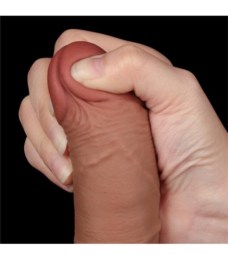 Sliding Skin Dual Layer Dong 7,5", Brown