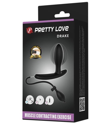 PRETTYLOVE Drake Manual inflatable anal plug