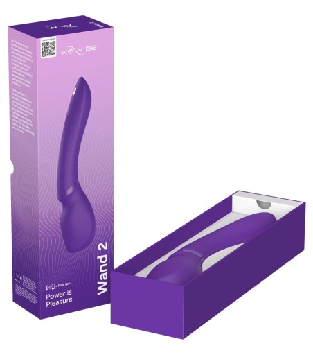 We-Vibe - Wand 2, har smart silence som stänger av vibrator om inte hudkontakt finns.