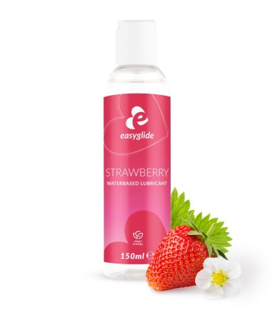 EasyGlide - Strawberry Lubricant, 150ml, med lukt av jordgubbar