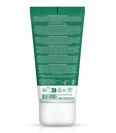 EasyGlide - Bio & Natural Waterbased Lubricant, 100ml