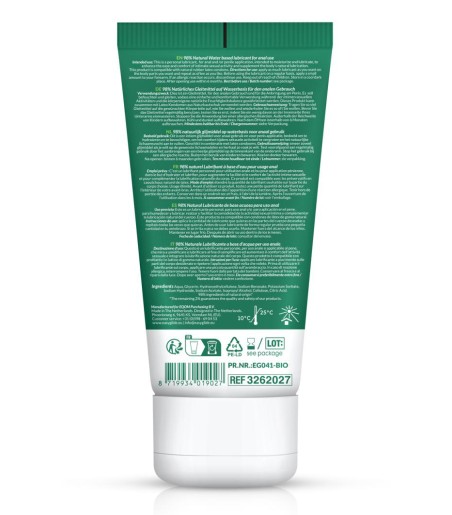 EasyGlide - Bio & Natural Waterbased Anal Lubricant, 100ml