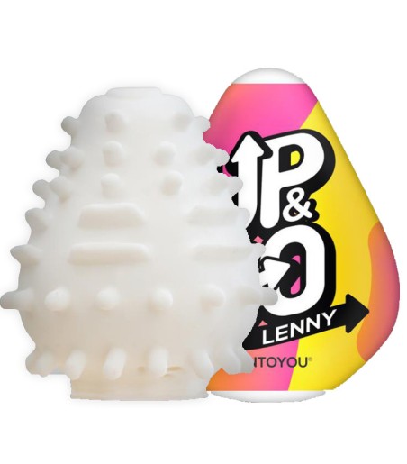 Up&Go - Masturbator Egg, Lenny, knottrigt ägg