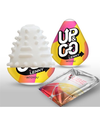Up&Go - Masturbator Egg, Lenny, ägg med olika knottror, i olika storlekar
