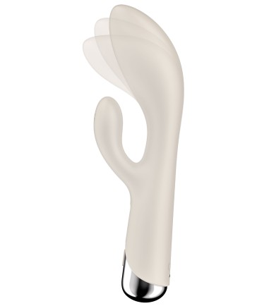 Satisfyer - Spinning Rabbit 1, Beige, skönt roterande rabbit