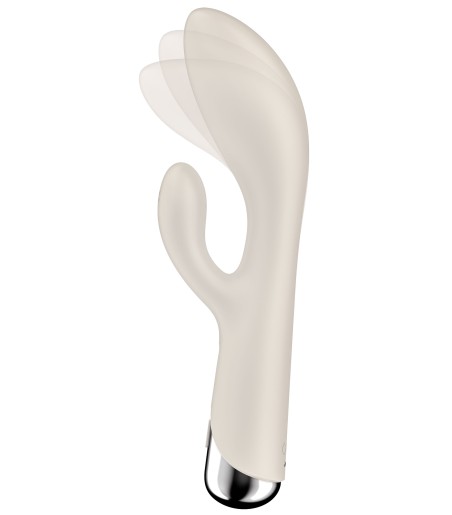 Satisfyer - Spinning Rabbit 1, Beige, skönt roterande rabbit