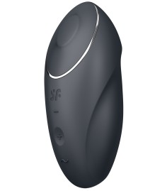 Satisfyer - Tap & Climax, Grey, en klappande, vibrerande klitorisvibrator
