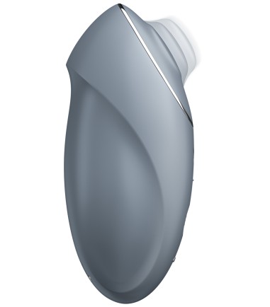 Satisfyer - Tap & Climax 1, Light Grey, skön knackande stimulans