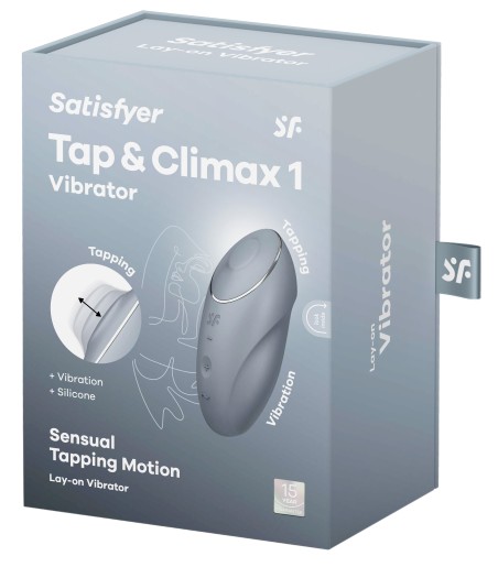 Satisfyer - Tap & Climax 1, Light Grey