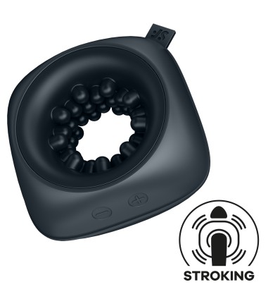 Satisfyer - Ring Stroker, vibrator med knottror