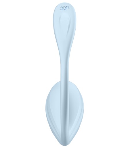 Satisfyer - Smooth Petal Wearable Egg Vibrator, Blue, vattentätt ägg