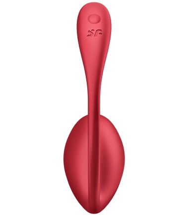 Satisfyer - Shiny Petal Wearable Egg Vibrator with Remote, Red