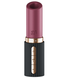 Satisfyer - Pro 2 Kiss, lufttrycksstimulator som ser ut som ett läppstift, tyst med magnetisk motor
