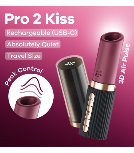 Satisfyer - Pro 2 Kiss, en tyst stimulator