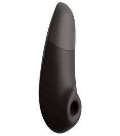 Womanizer - Enhance, Black + 100ml glid, med både lufttryck och vibration