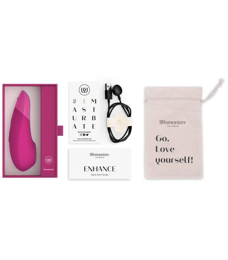 Womanizer - Enhance, Pink, magnetisk laddkabel