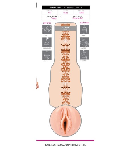 Fleshlight Girls - Emma Hix, Syrup