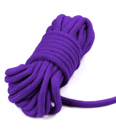 Lovetoy - Soft Bondage Rope, 10m - Purple, för härliga lekar