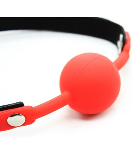 Fetish Addict - Silicone Ball Gag, Red, silikon ballgag