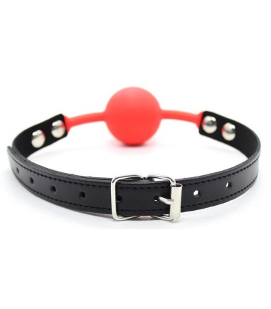 Fetish Addict - Silicone Ball Gag, Red, gagball i rödare silikon