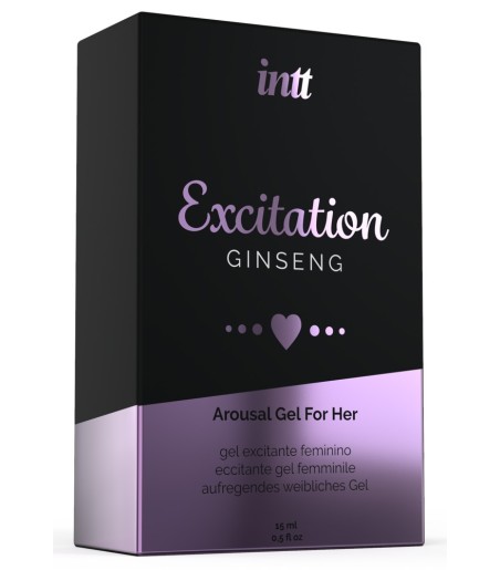 intt - Excitation Ginseng, en gel för sköänare njytning för henne