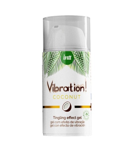 intt - Vibration! Cotton Coconut, stimulerande gel med doft av kokos
