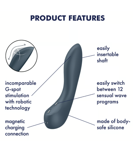 Satisfyer - G-spot Wave 4, skön stimulering av kula som rör sig fram och tillbaka på g-punkten
