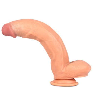 Slidy - Sliding Skin Realistic Cock 12", stor kuk, med lösare skinn