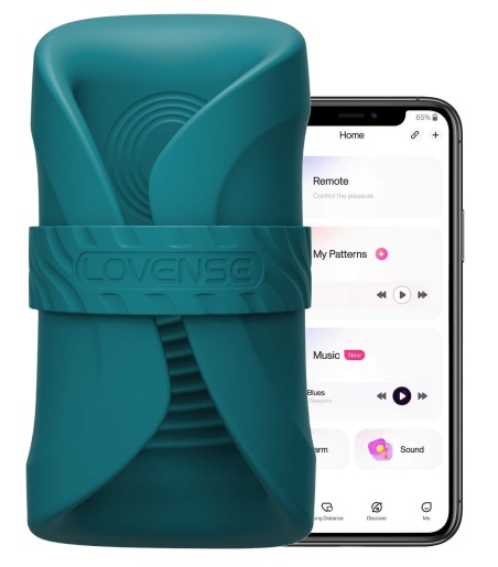 Lovense - Gush 2, oscillerande och víbrerande penis masturbator