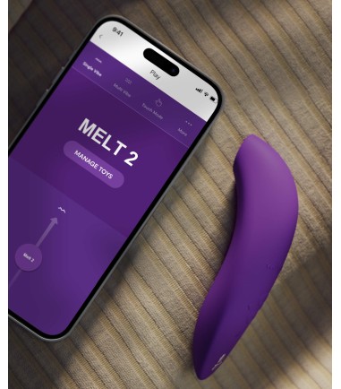 We-Vibe - Melt 2, Purple, appen ger ytterligare många funktioner