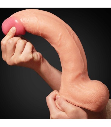 LoveToy - 12" Dual-Layered Silicone Cock, 31cm