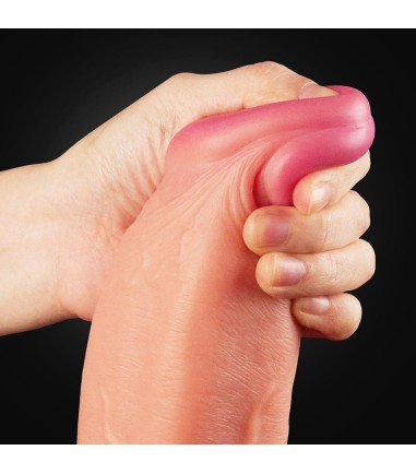 LoveToy - 12" Dual-Layered Silicone Cock, 31cm, längd på hela 31 cm