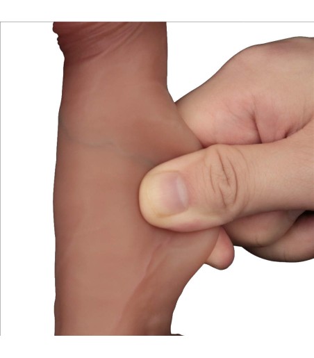 Lovetoy - 7,5" Sliding-Skin Pro, med ett skinn som känns nästan äkta