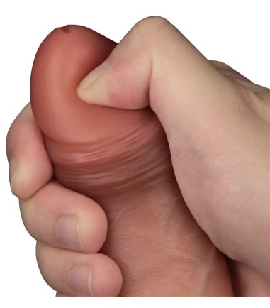 Lovetoy - 8,5" Sliding-Skin Pro, bra och mjukare dong i silikon