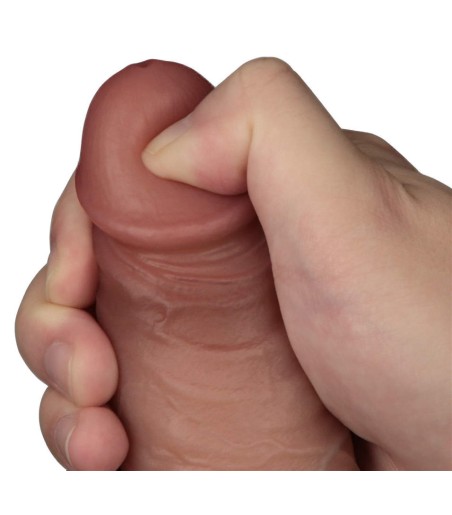 Lovetoy - 8,5" Sliding-Skin Pro,, mjukare ollon, kraftigare skaft, en dong av silikon