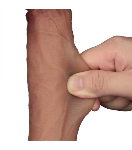 Lovetoy - 9" Sliding-Skin Pro, skinn som på en verklig dong