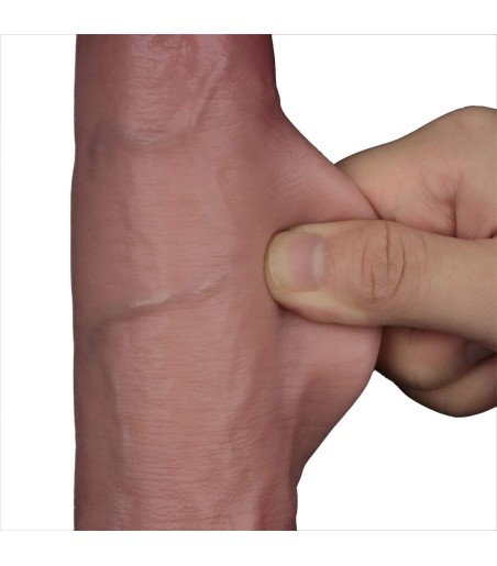 Lovetoy - 9" Sliding-Skin Pro II, härligt skinn på dongen, väldigt realistiskt