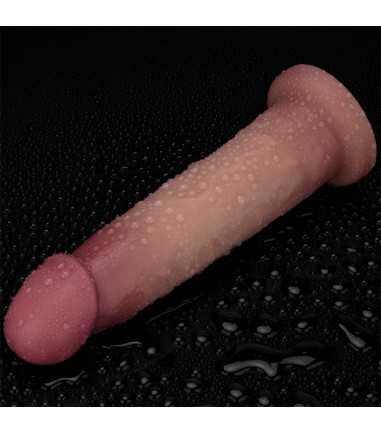 Lovetoy - 9" Sliding-Skin Pro II, bra och fin silikon