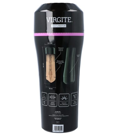 Virgite - Pussy Masturbator, en skön, stimulerande, extra mjuk lösfitta med hårt yttre!