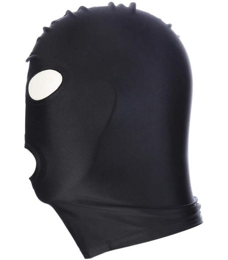 Open Mouth and Eyes Hood, Black, storlek Large