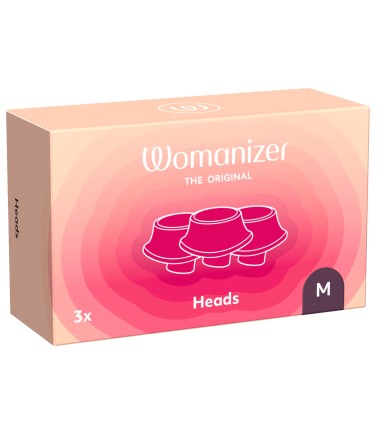 3-pack munstycken, storlek M, till Womanizer Next