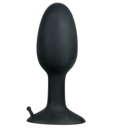 Härlig analplugg med rörlig kula på insidan och bra sugpropp