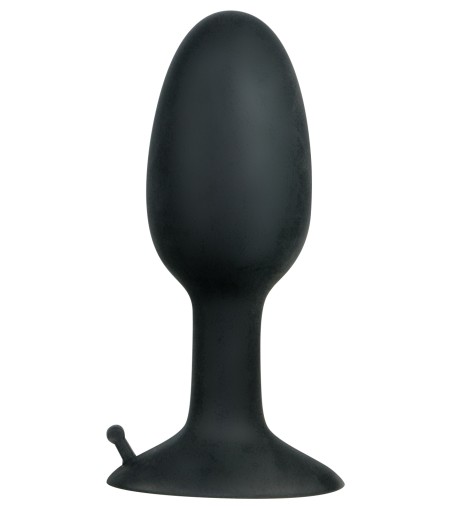 Härlig analplugg med rörlig kula på insidan och bra sugpropp